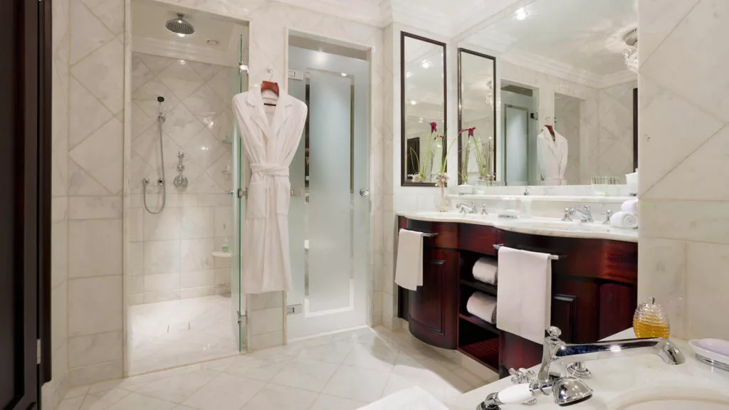 White Marble Bathrooms