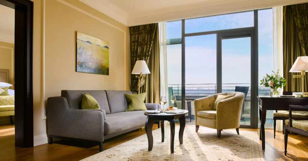 Junior Suite Lounge at Castlemartyr Resort Cork