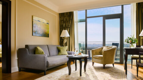 Junior Suite Lounge at Castlemartyr Resort Cork