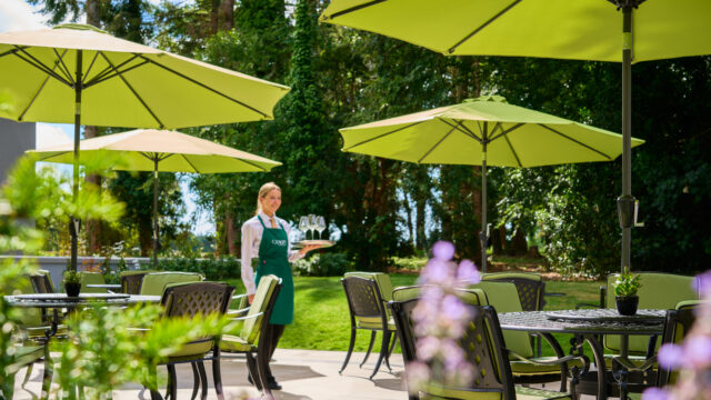 Canopy Restaurant Castlemartyr Outside Dining Space