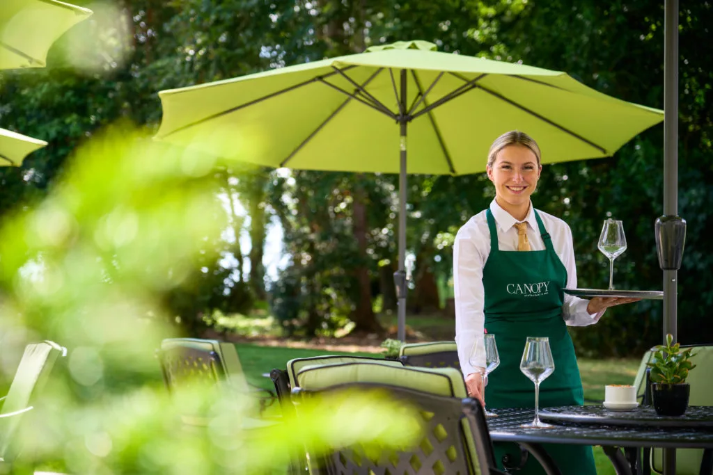 Canopy Restaurant Terrace Castlemartyr Cork