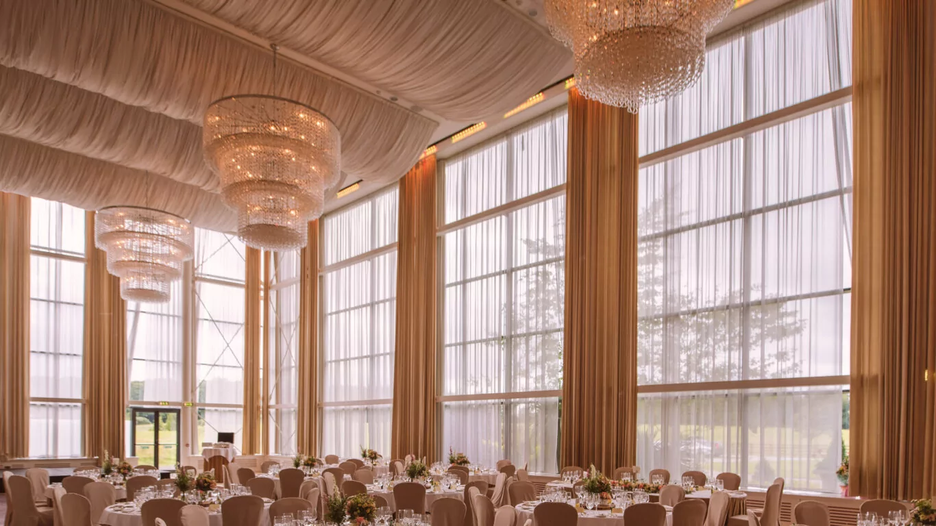 Capel Suite Wedding Setting Up