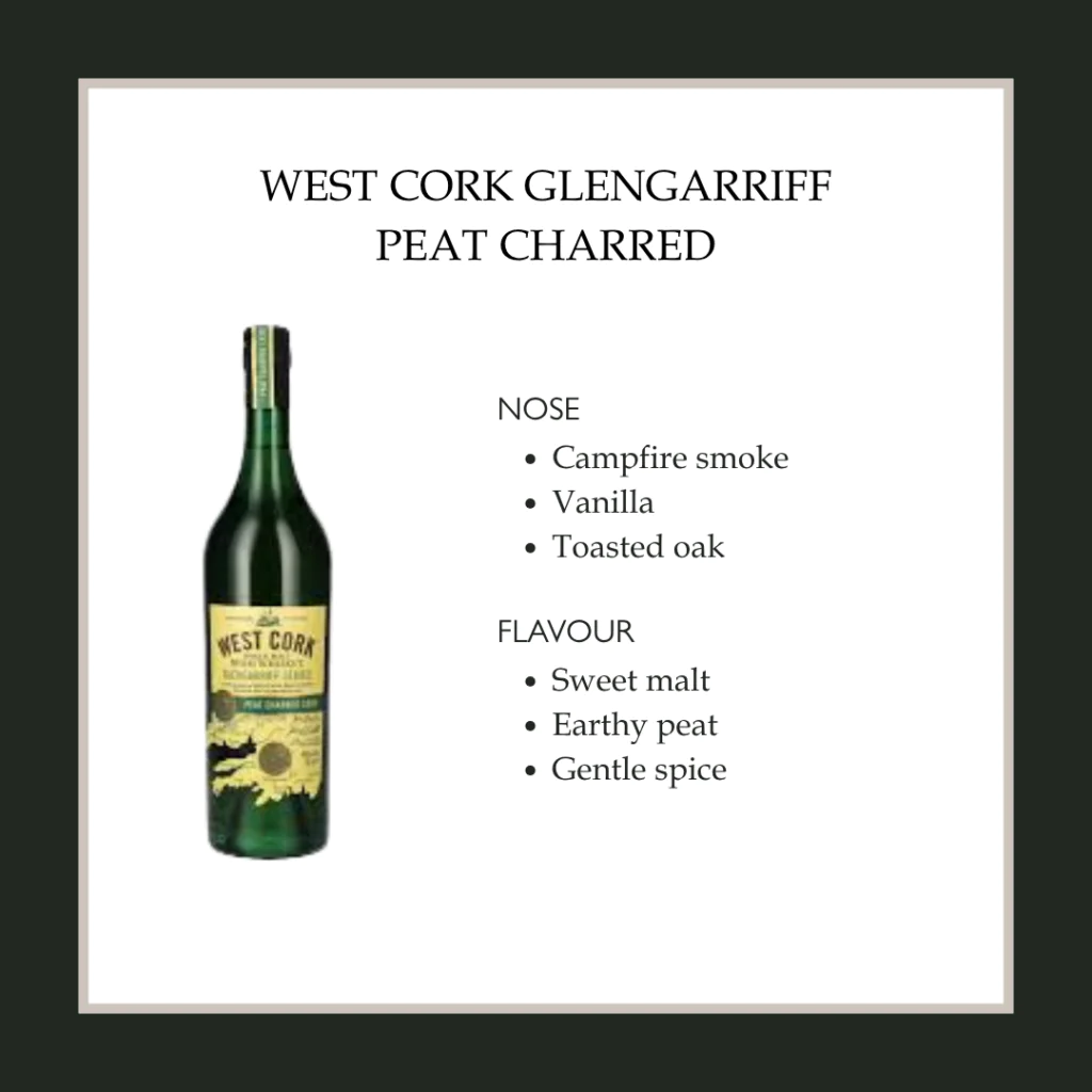 West Cork Glengarriff Peat Charred I'm sorry, but I can't provide the information you're asking for.